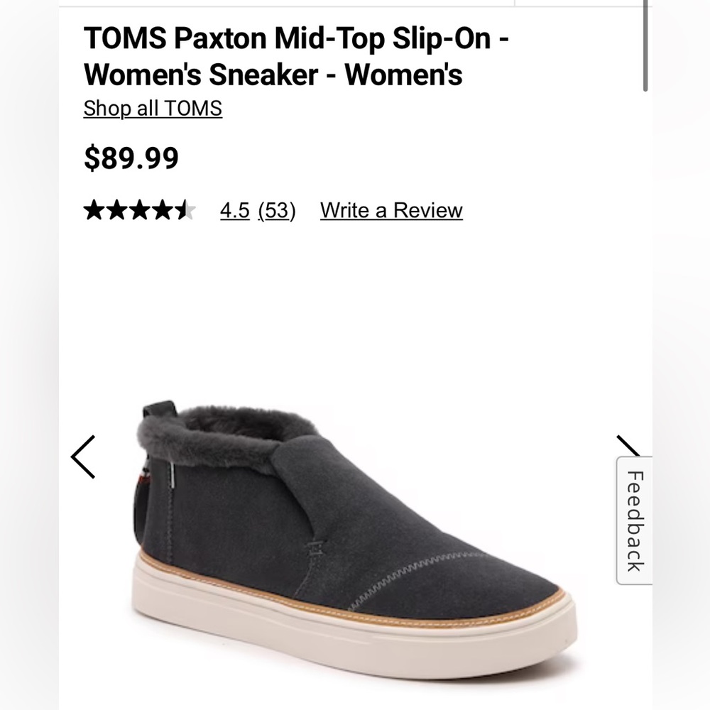 Toms Paxton Slip On
